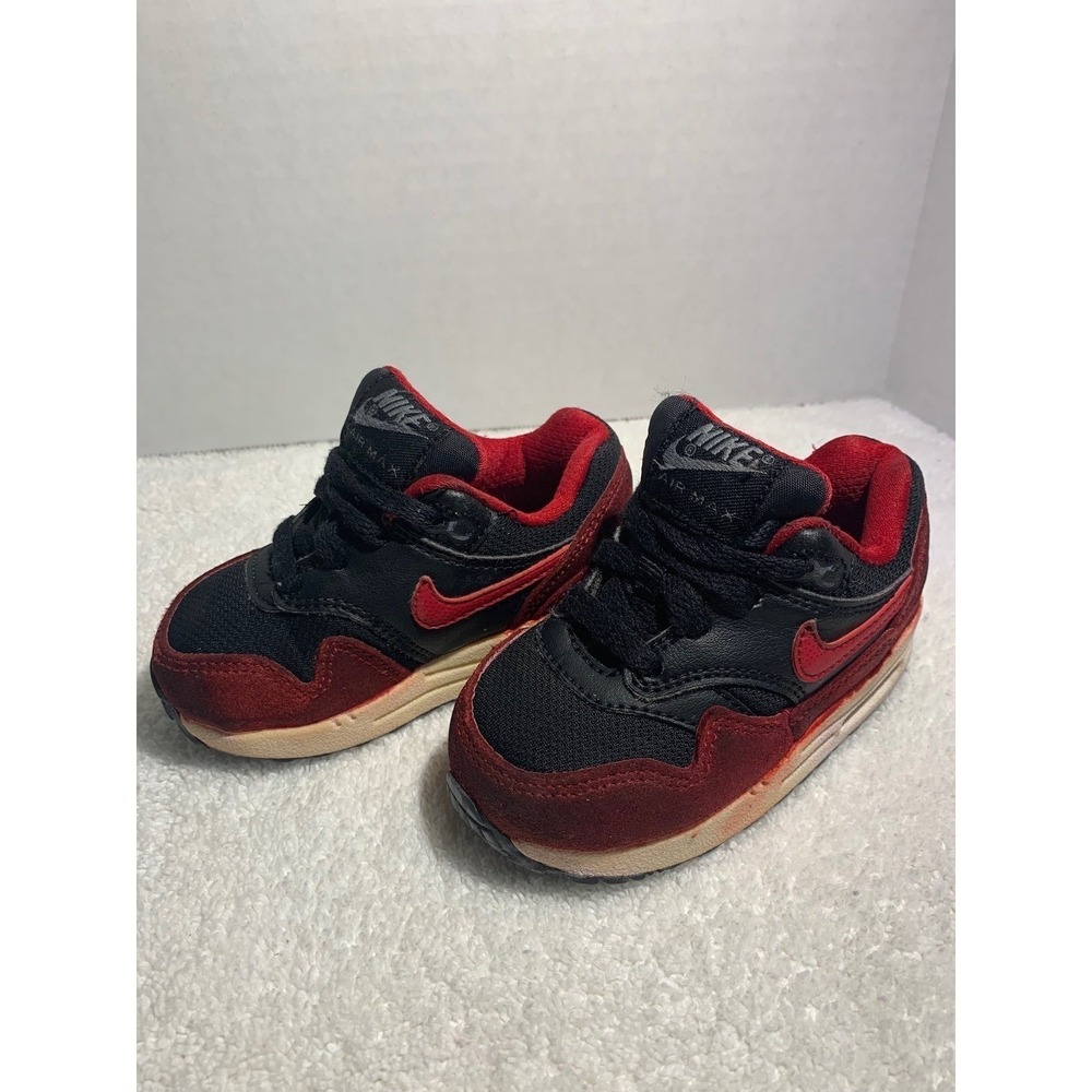 RARE Nike Air Max Red/Black 609371-048 Baby Toddler Sneakers Size 5C